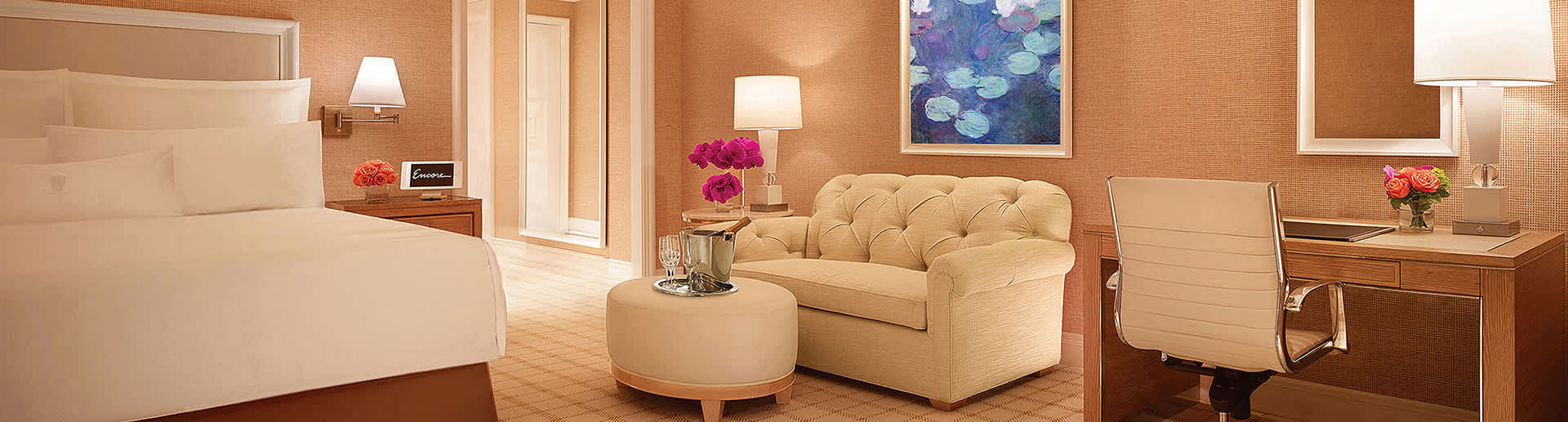 The interior of the Premier King at Encore Boston Harbor