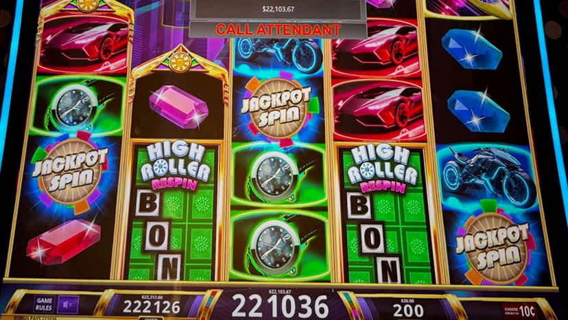 A guest won $22,103.