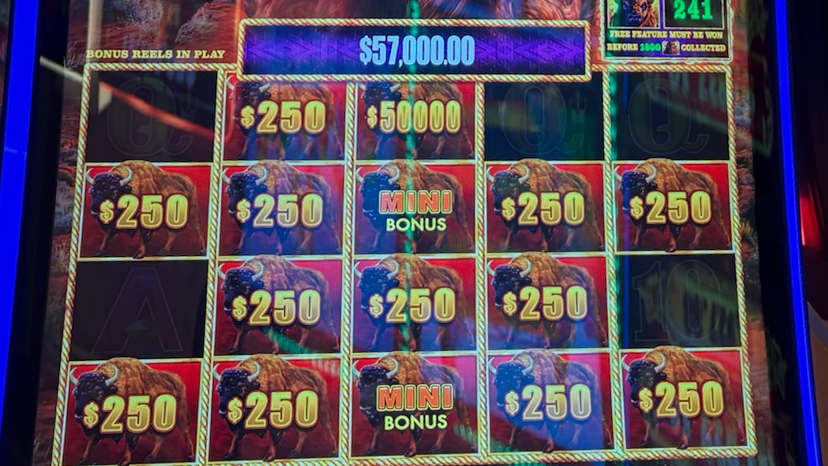 A guest won $57,000