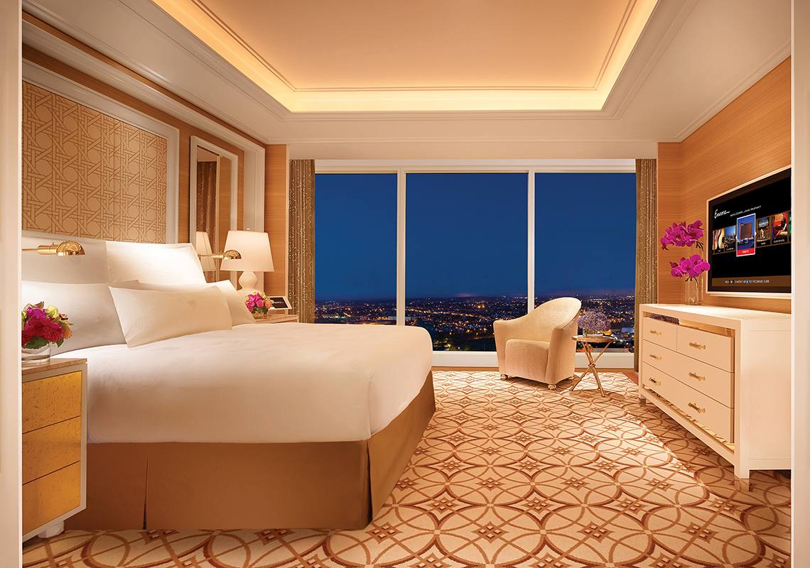 The interior of the Signature Suite at Encore Boston Harbor