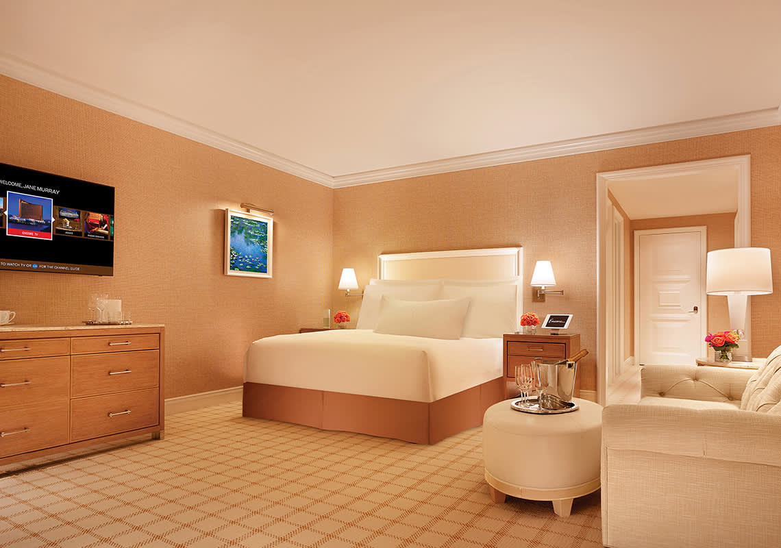 The interior of the Premier King at Encore Boston Harbor
