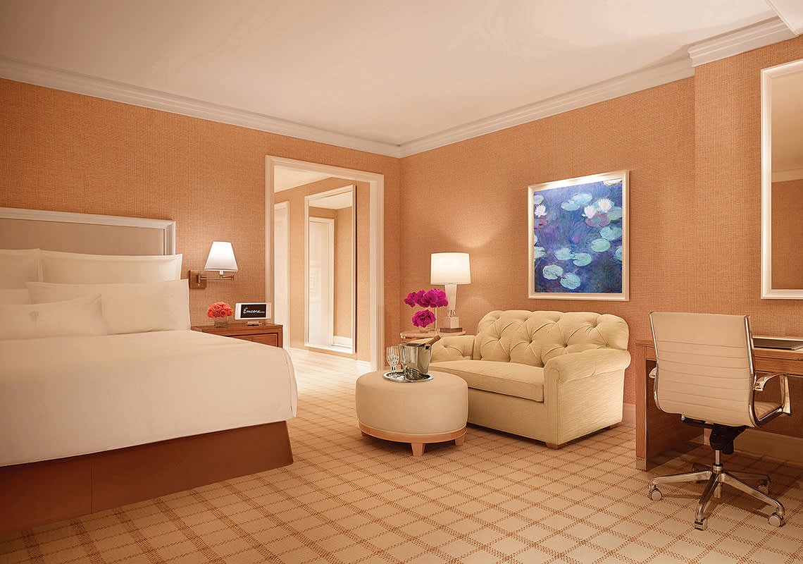 The interior of the Premier King at Encore Boston Harbor