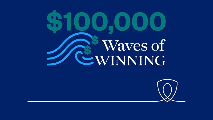 $100,000 Waves of Winning