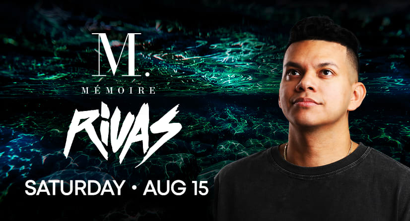 Rivas performs at Memoire on August 15