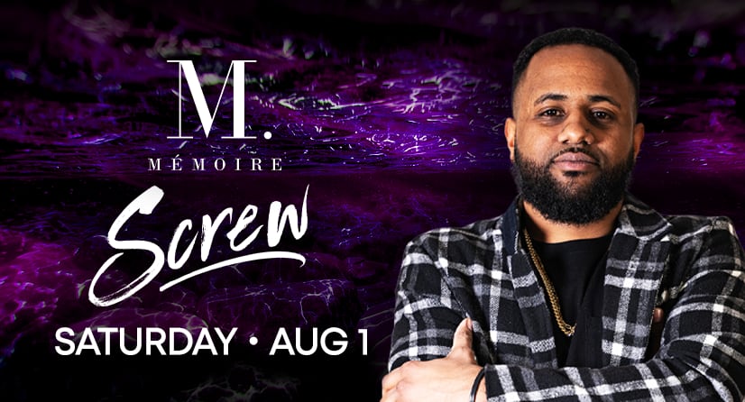 Screw performs at Memoire on August 1