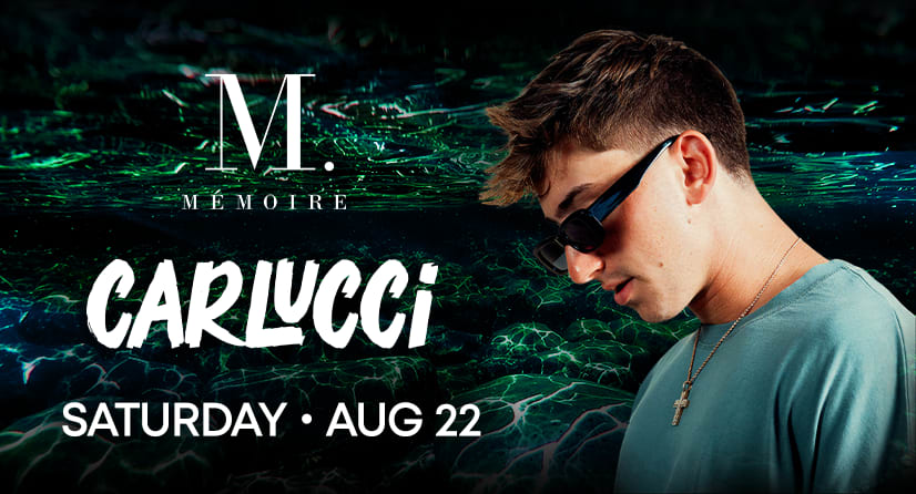 David Carlucci performs at Memoire on August 22