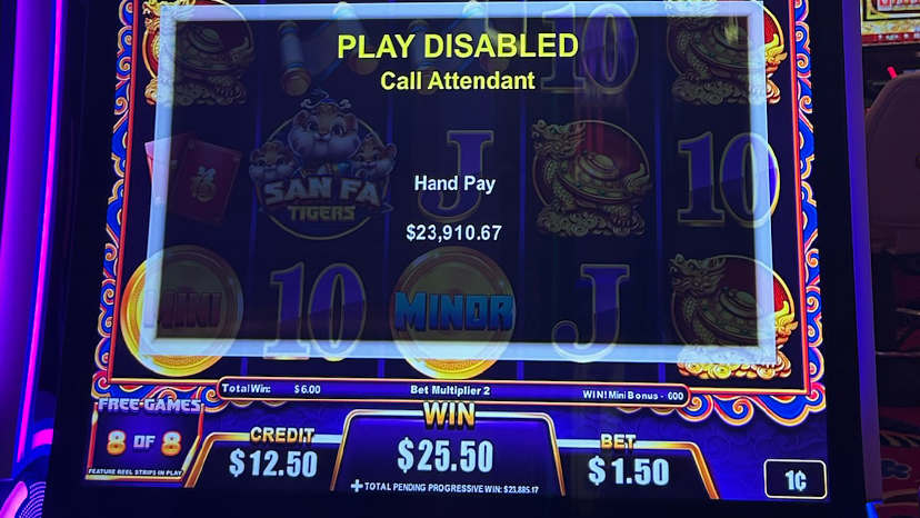 Jackpot winner on Monday, July 27, 2026: $23,910