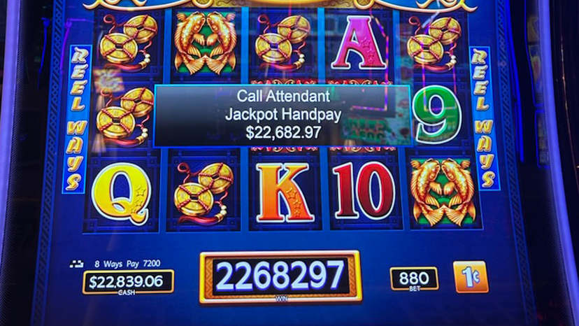 Jackpot winner on August 1: $22,682