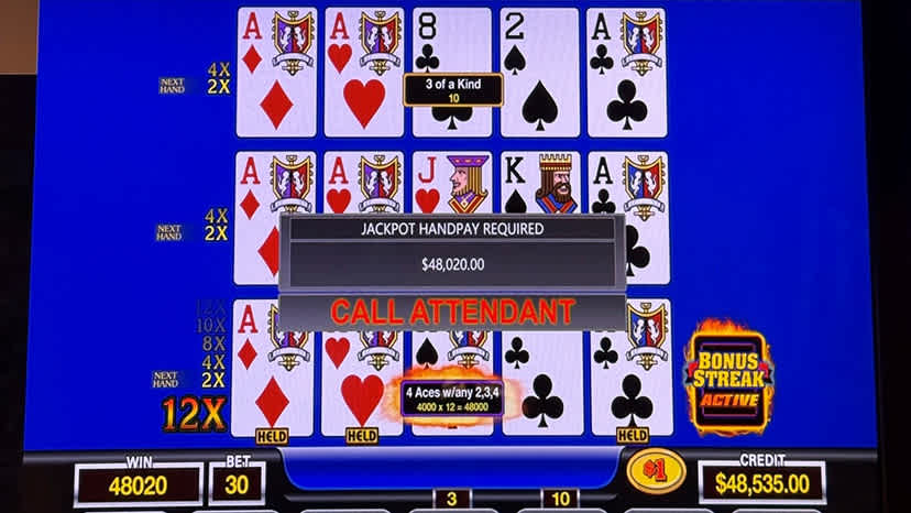 Jackpot winner on August 2: $48,020