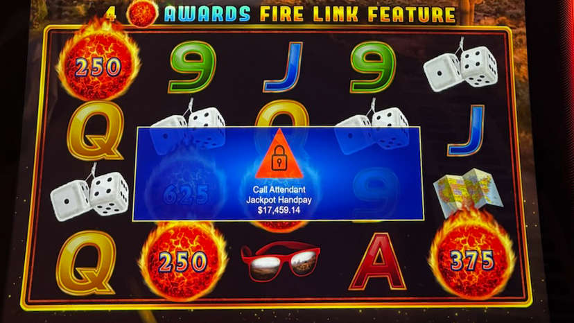 Jackpot winner on August 9: $17,459