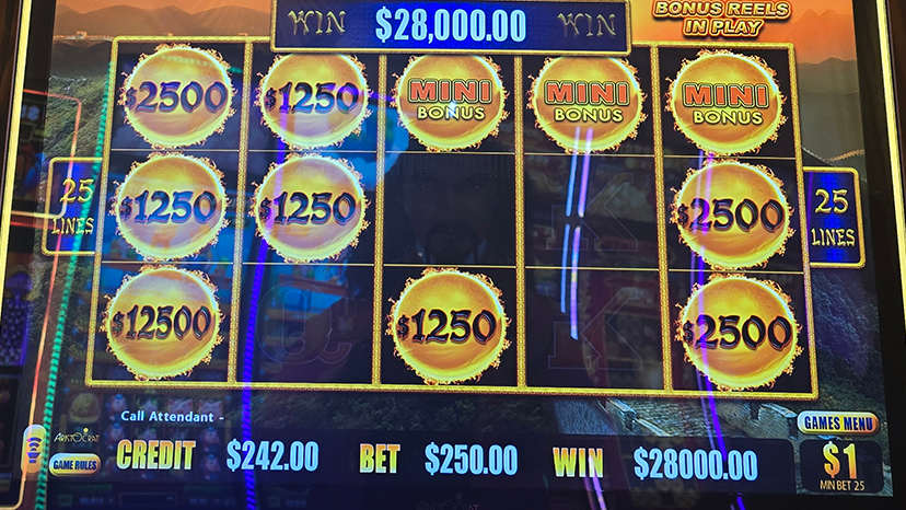 Jackpot winner on August 10: $28,000