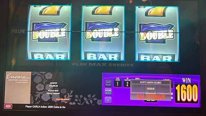Jackpot winner on August 12: $40,000