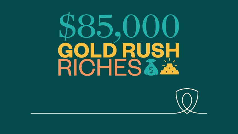 $85,000 Gold Rush Riches