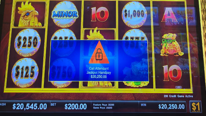 Jackpot winner on August 17: $20,250