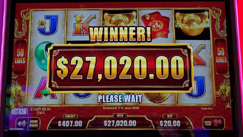 Jackpot winner on August 26: $27,020