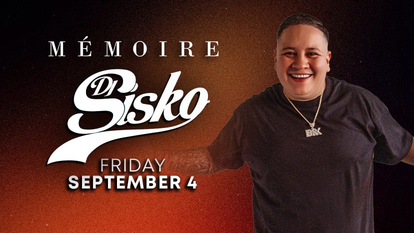 DJ Sisko performs at Memoire on September 4