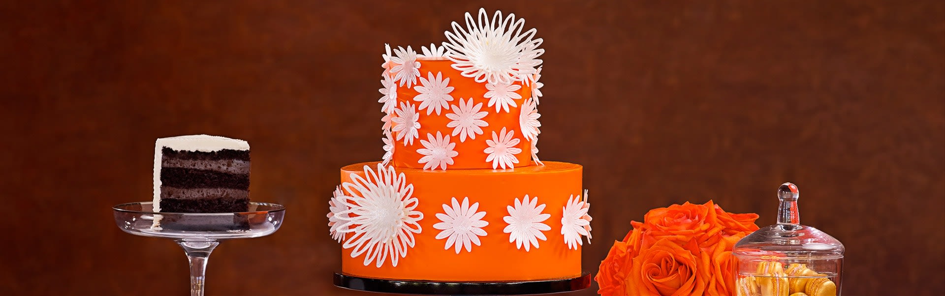 Cakes Orange Pop Art
