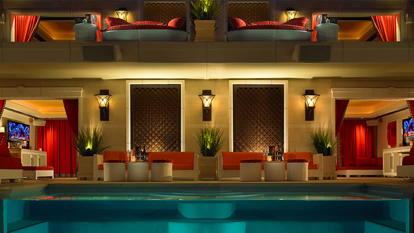 Encore Beach Club at Night