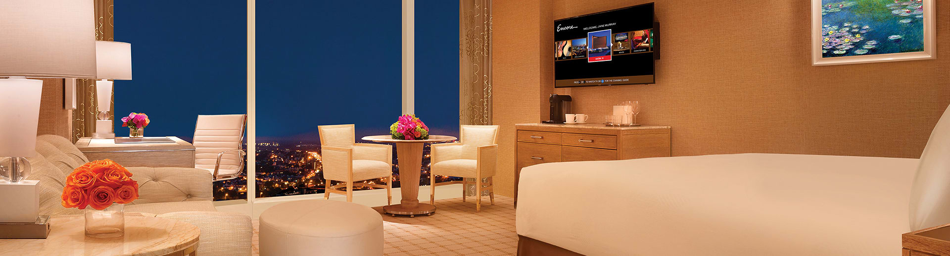 Premier King hotel room Encore Boston Harbor