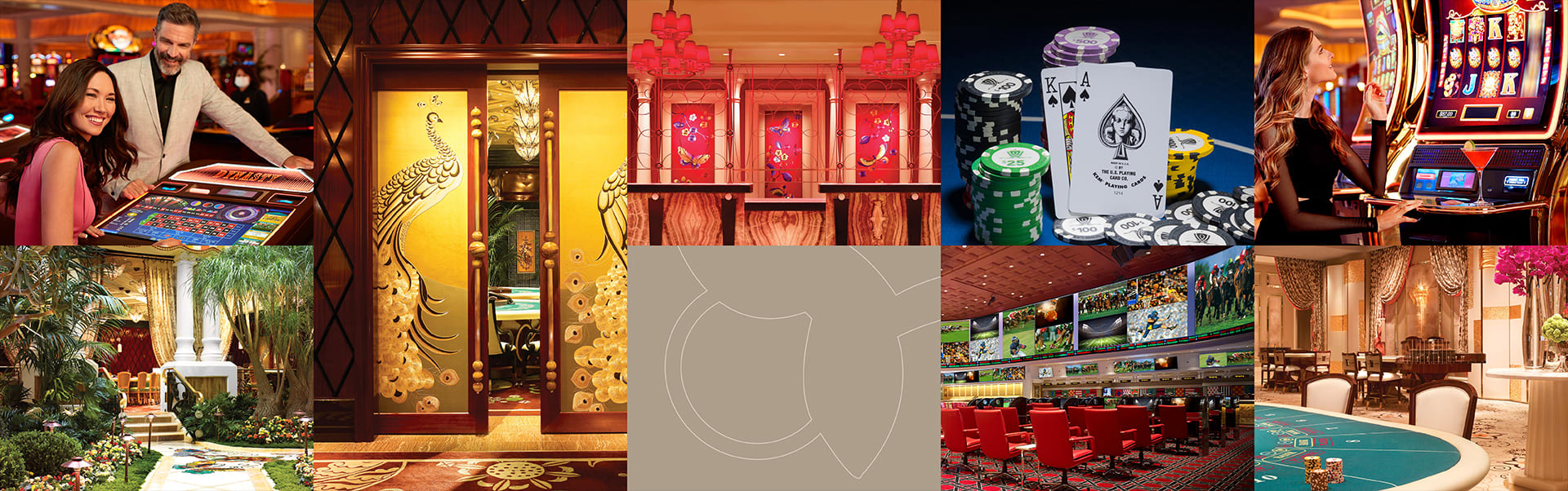 Photo collage of Wynn Las Vegas casino