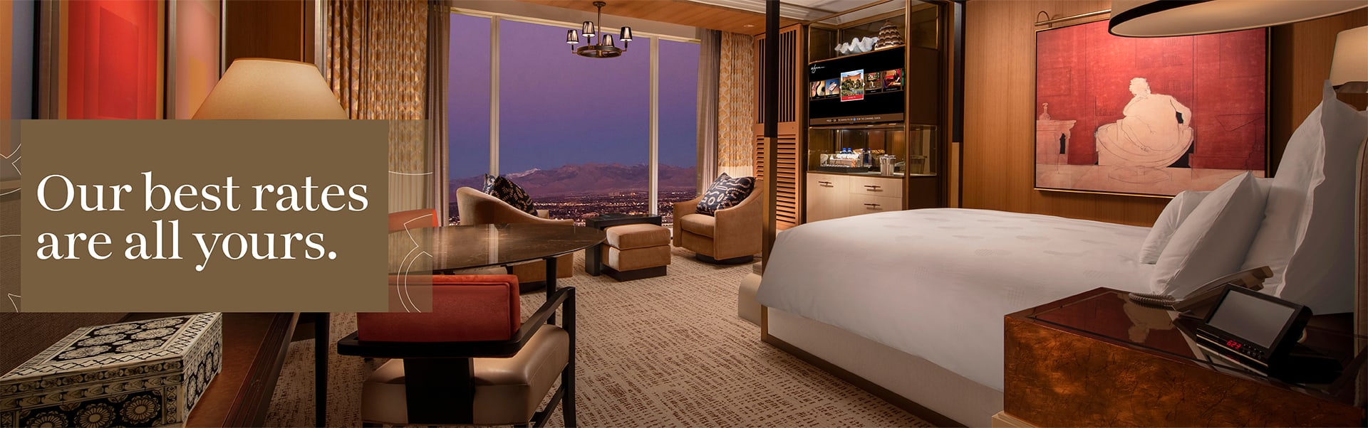 Wynn Las Vegas hotel room 