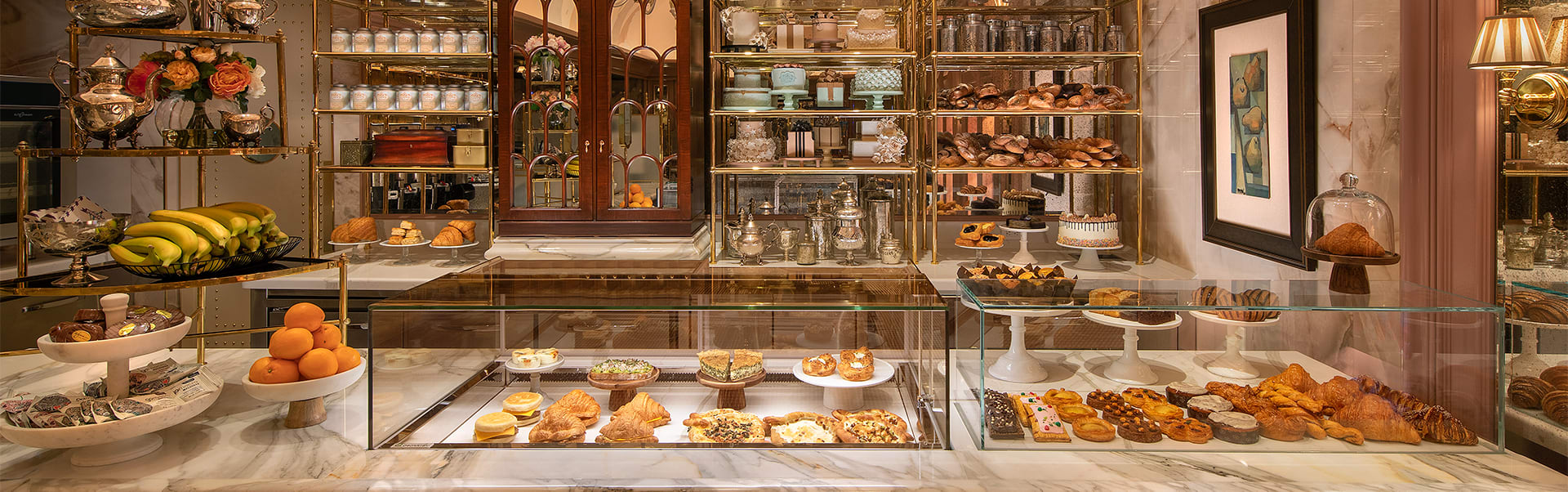Caffe Al Teatro pastry display case