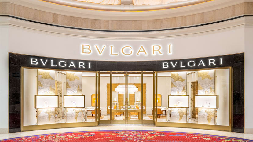 BVLGARI shops in Las Vegas