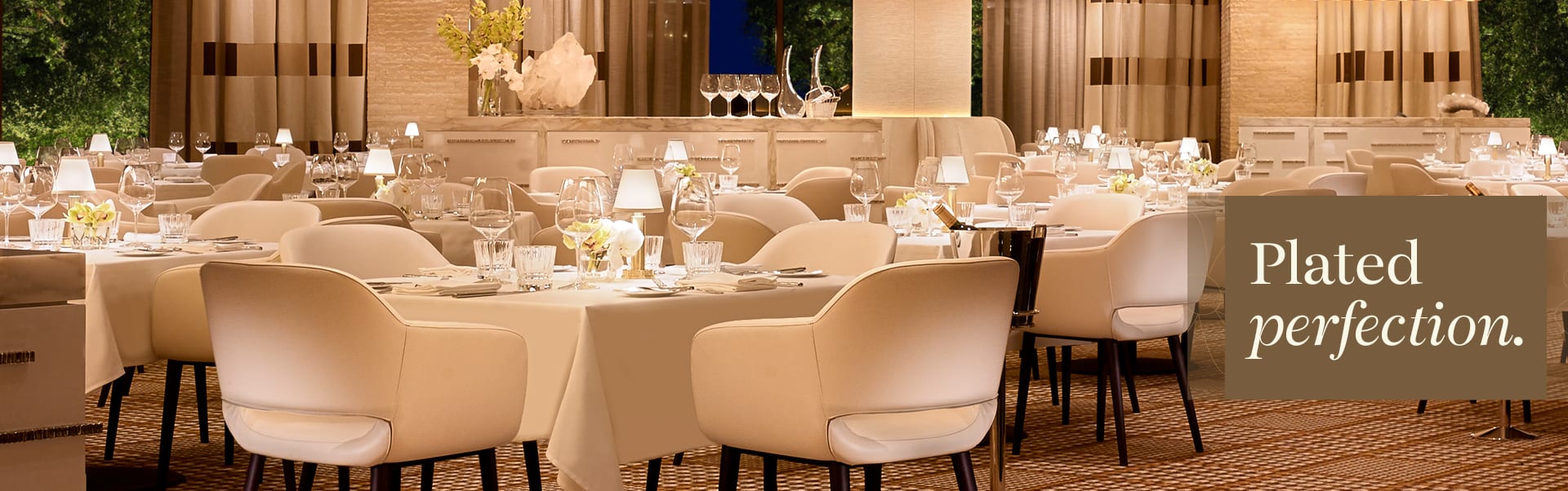 The interior of Rare Steakhouse