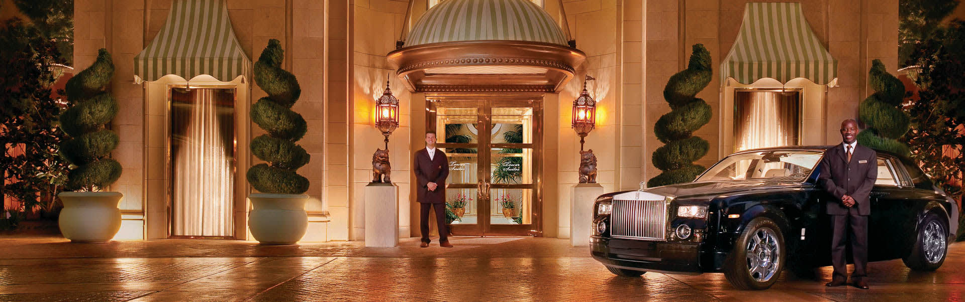 South Tower Entrance at Wynn Las Vegas and Encore Resort Las Vegas Luxury Hotels