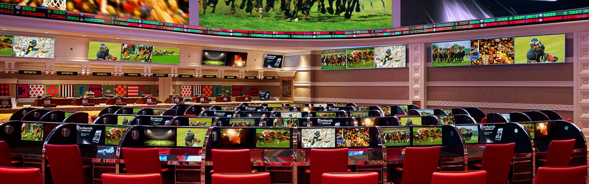 Wynn Las Vegas  Pressroom : Wynn Race & Sports Book- Screens