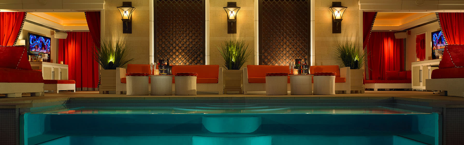 Encore Beach Club at Night