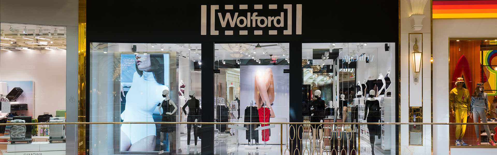 The luxury brand Wolford is available again to visitors of the Spice  shopping centre