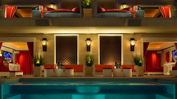 Encore Beach Club at Night