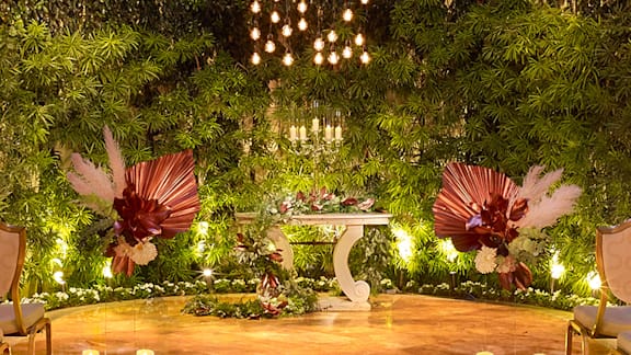 Weddings-Primrose Courtyard Altar NIGHT-Mobile