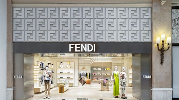 LAS VEGAS - APRIL 13 : Exterior Of A Fendi Store In Caesars Palace