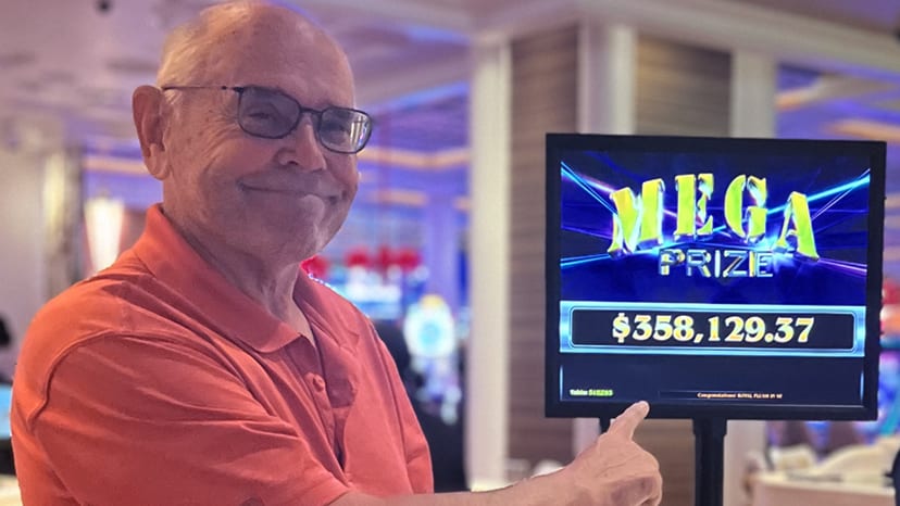 A guest hit a royal flush and won over $358,000