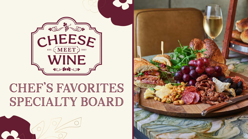 Chef's Favorites Specialty Board at Cheese Meet Wine