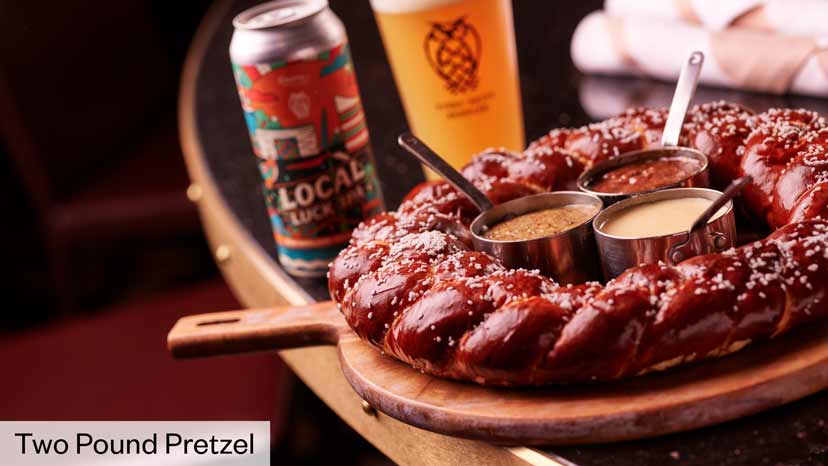Two Pound Pretzel at Night Shift Brewing Kitchen and Tap