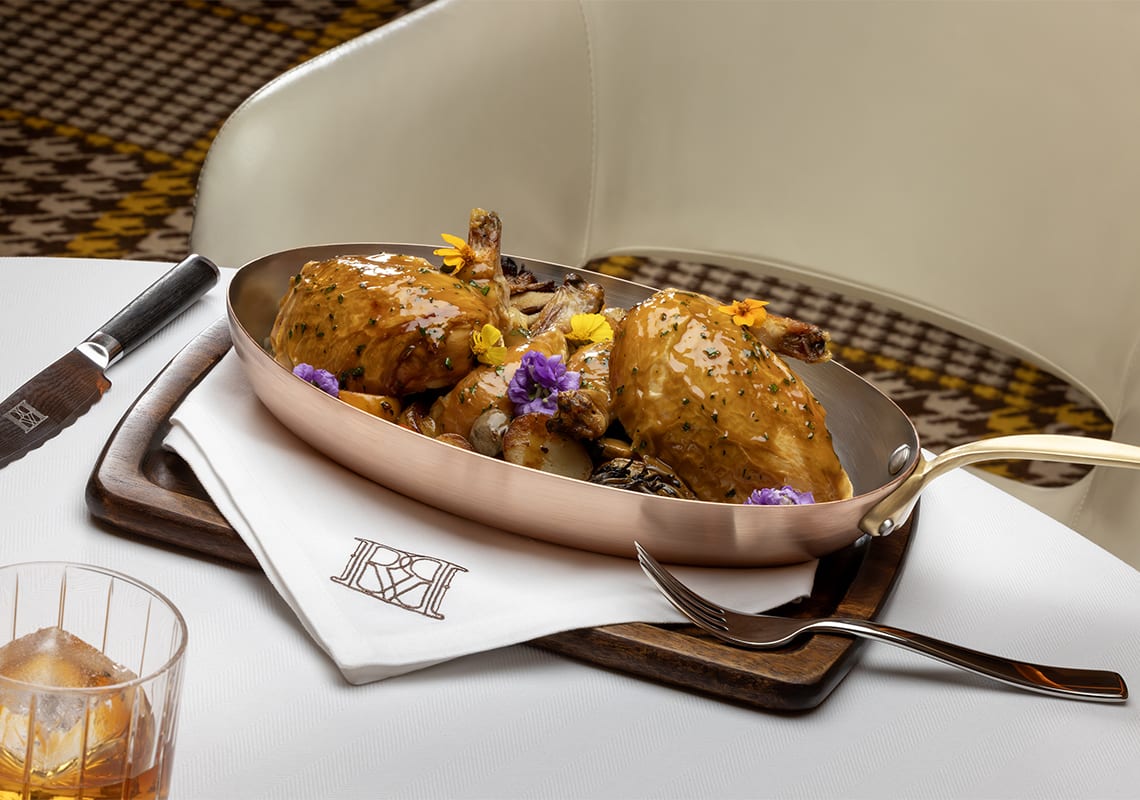 Whole Roasted Chicken at Rare Steakhouse