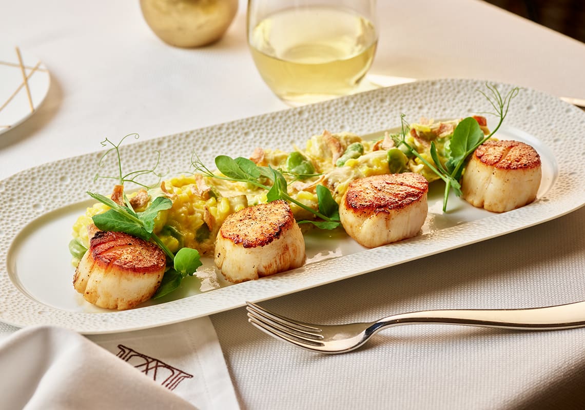 Georges Bank Diver Scallops at Rare Steakhouse