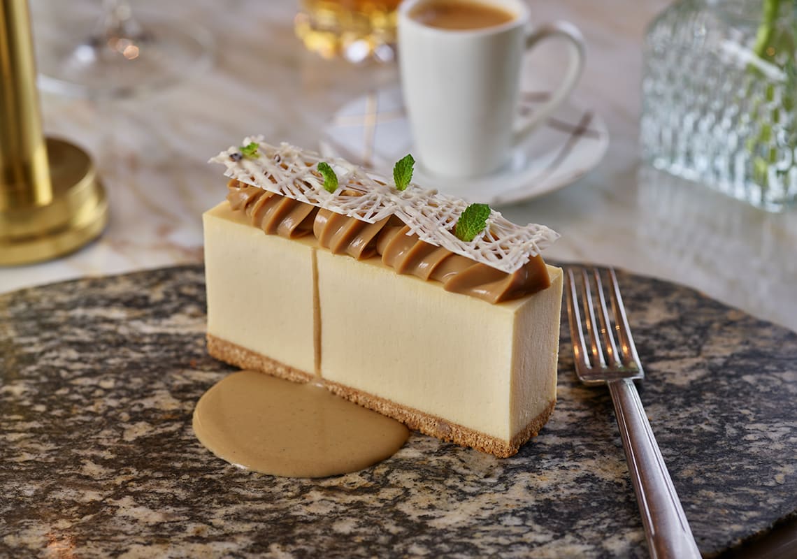 Baileys Mascarpone Cheesecake at Rare Steakhouse