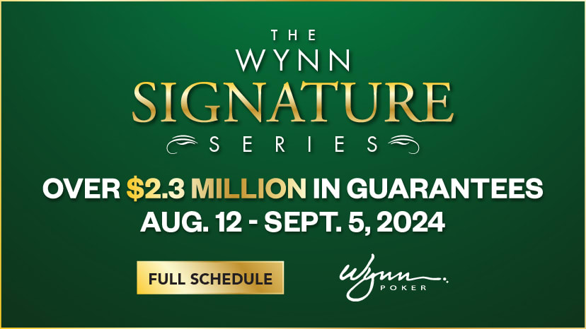 Wynn Poker tournaments Las Vegas Signature Series 2024 