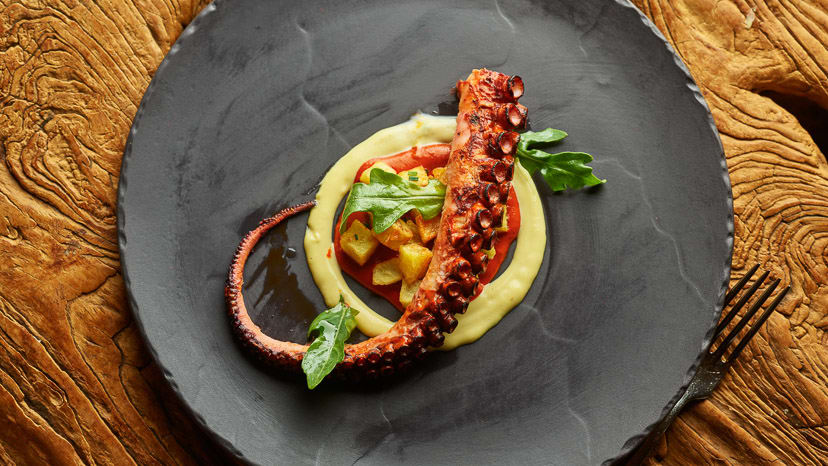 Lakeside Chile Rubbed Charred Octopus