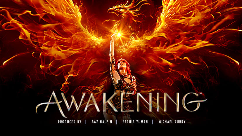 Awakening produced by Baz Halpin, Bernie Yuman, and Michael Curry