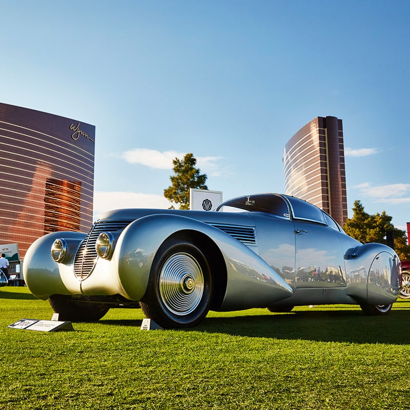 Classic cars at Concours Las Vegas