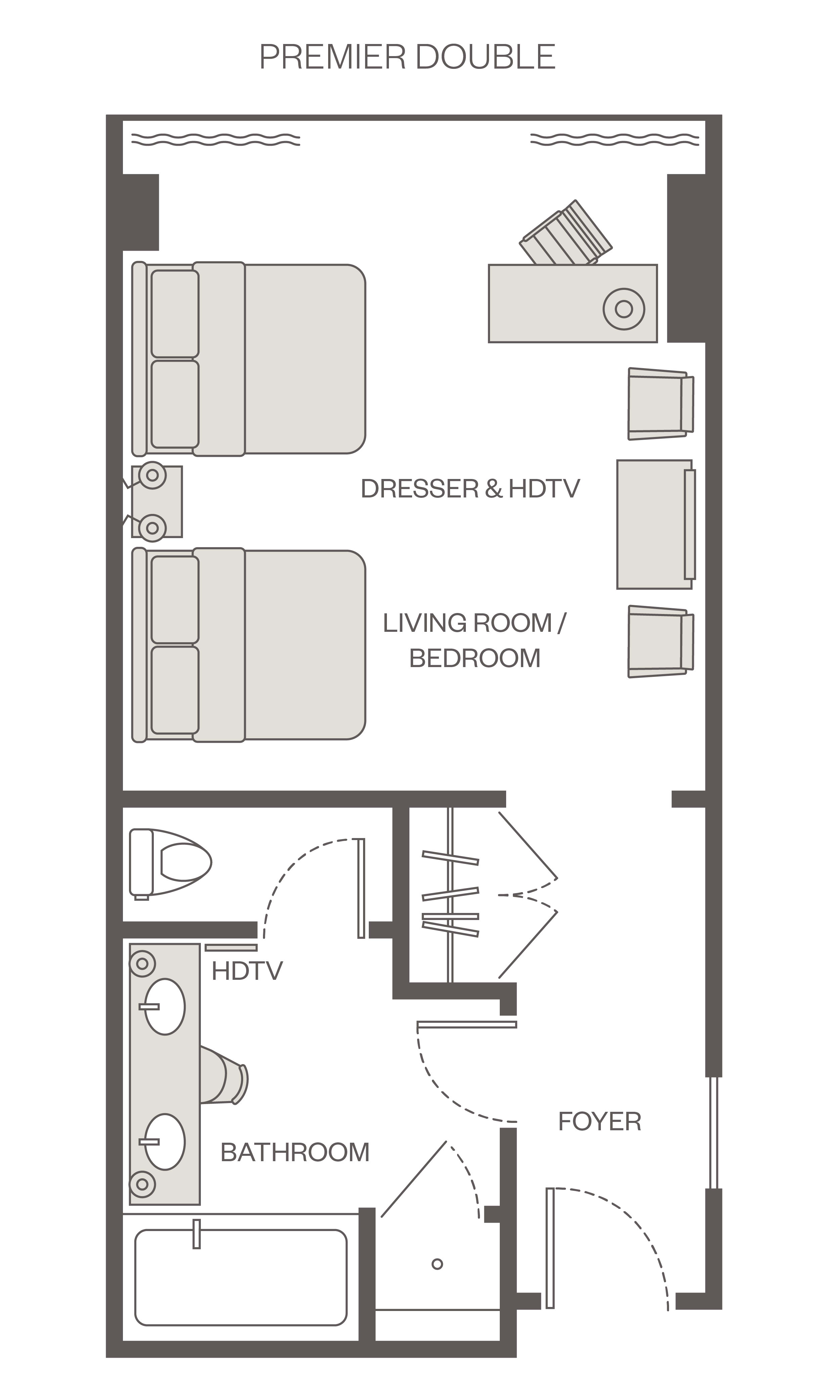 Premier Double  Floor Plan