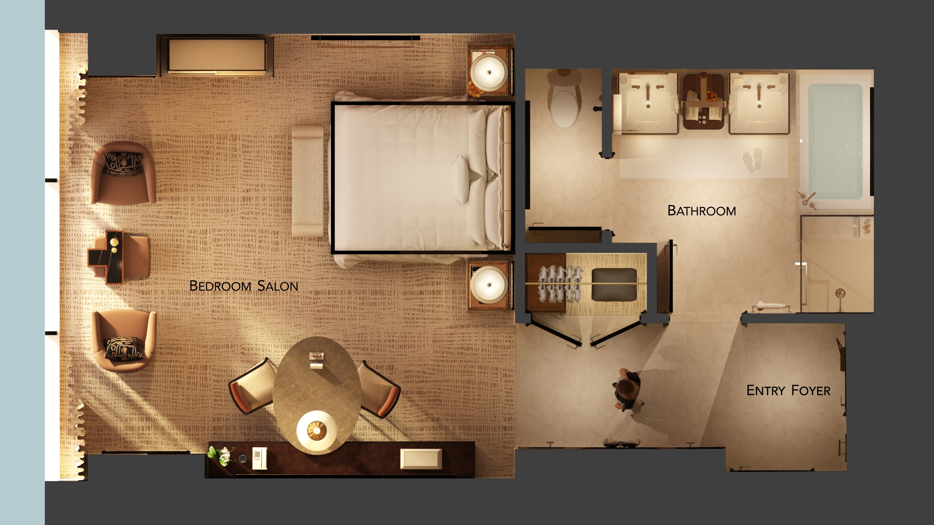 Wynn Tower Suites King-Floor Plan
